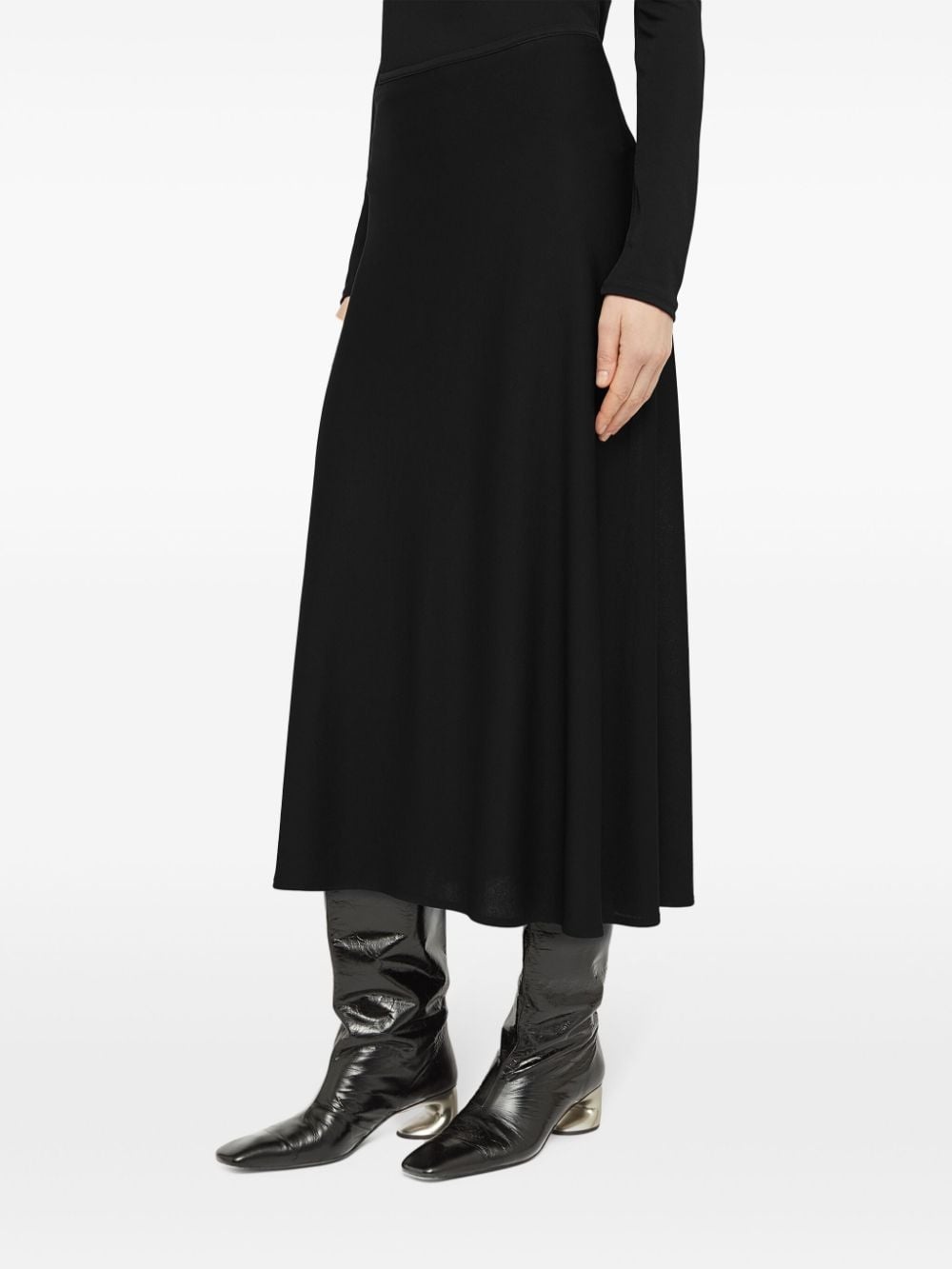 straight maxi skirt - 3