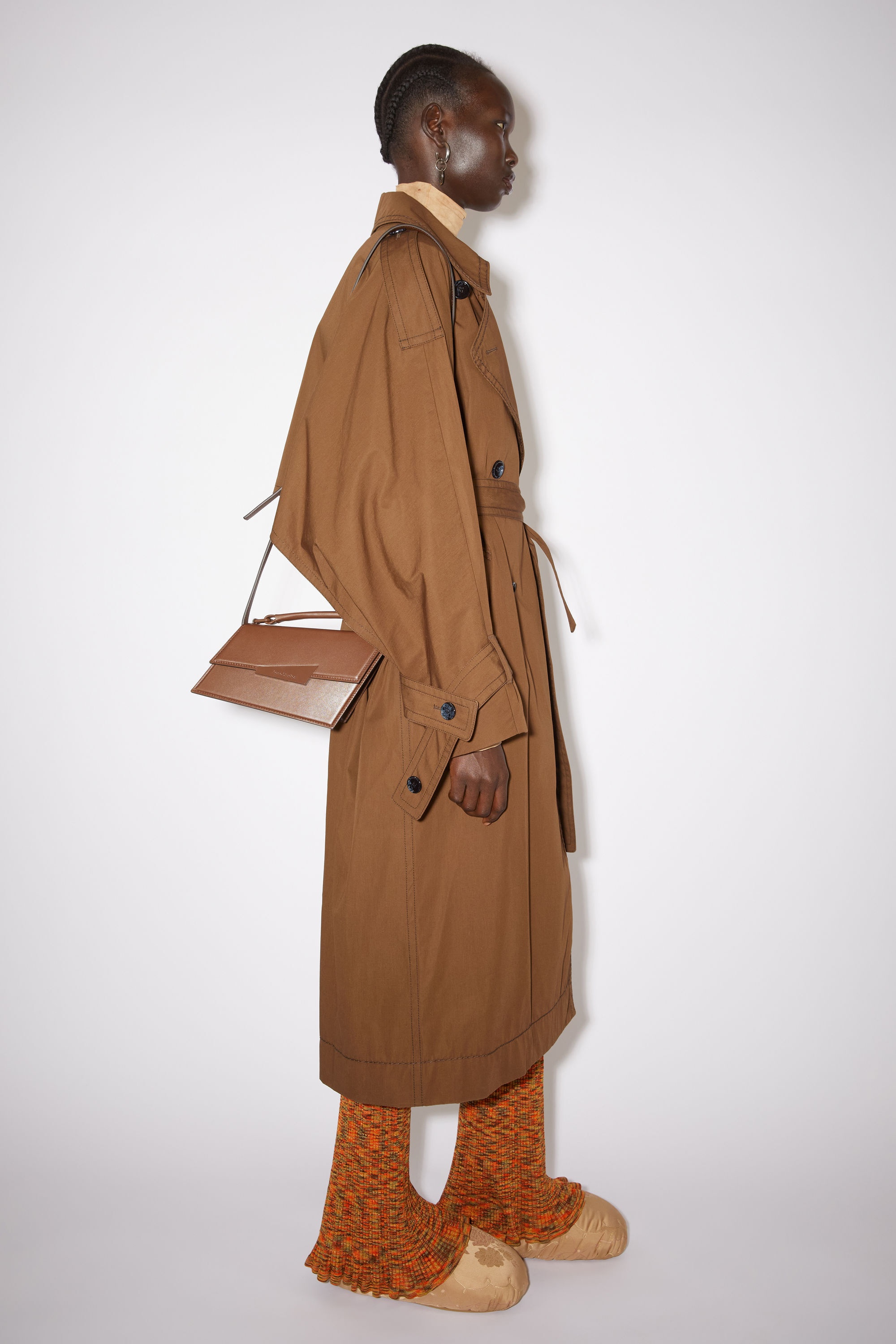 Distortion mini bag - Chocolate brown - 2