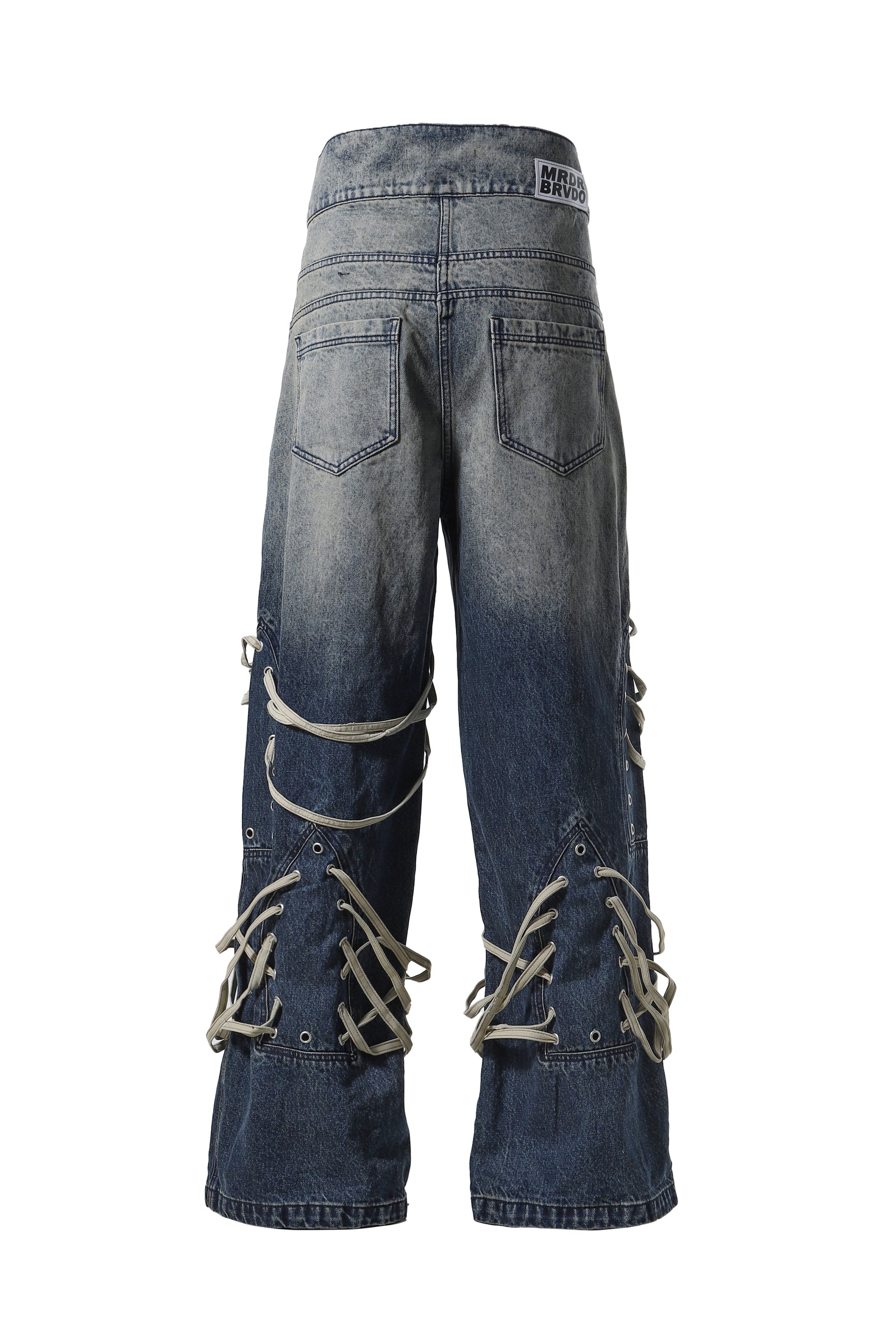 LACED STAINED GLASS FOLD DENIM / INDIGO - 2