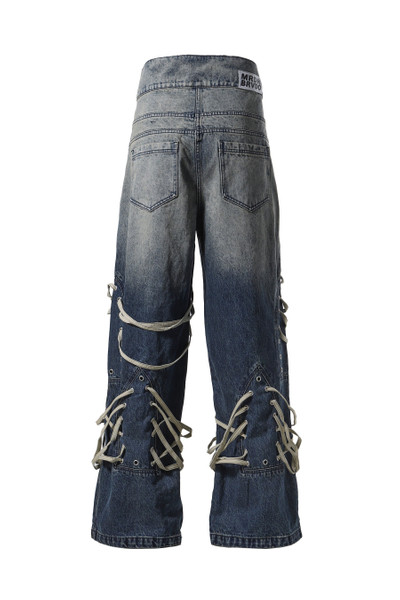 WHO DECIDES WAR LACED STAINED GLASS FOLD DENIM / INDIGO outlook