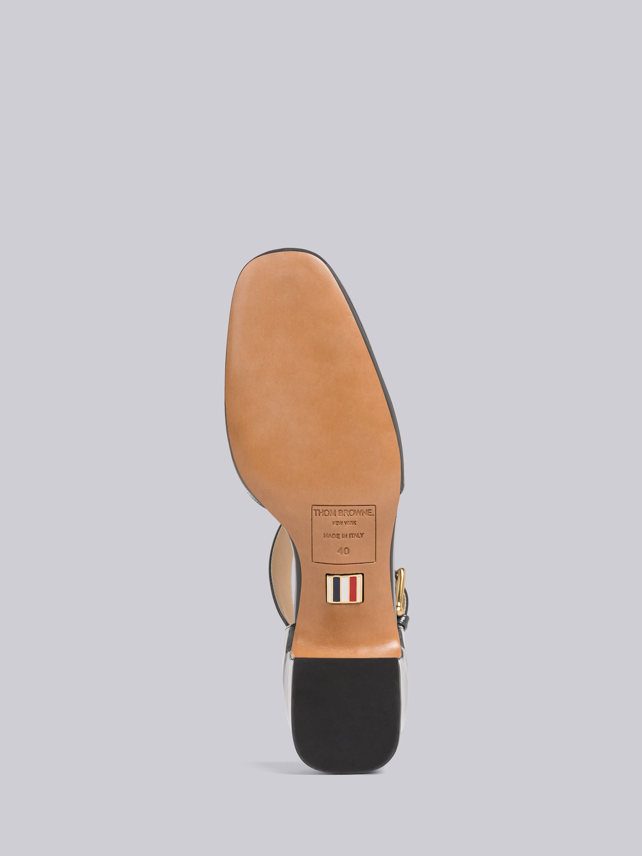 Soft Patent Leather Heeled Neck Tie Thom John - 5