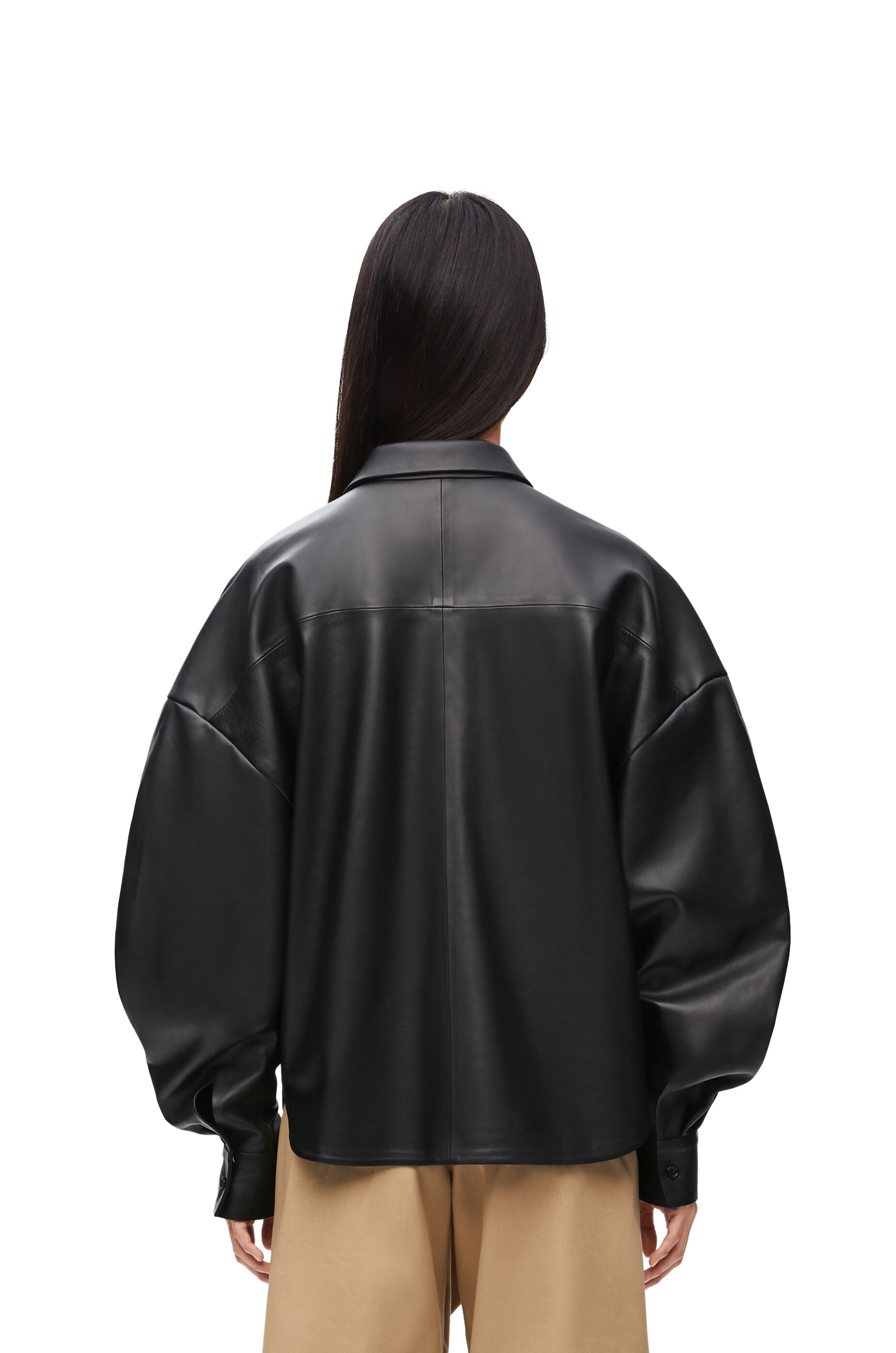 Shirt in nappa lambskin - 4