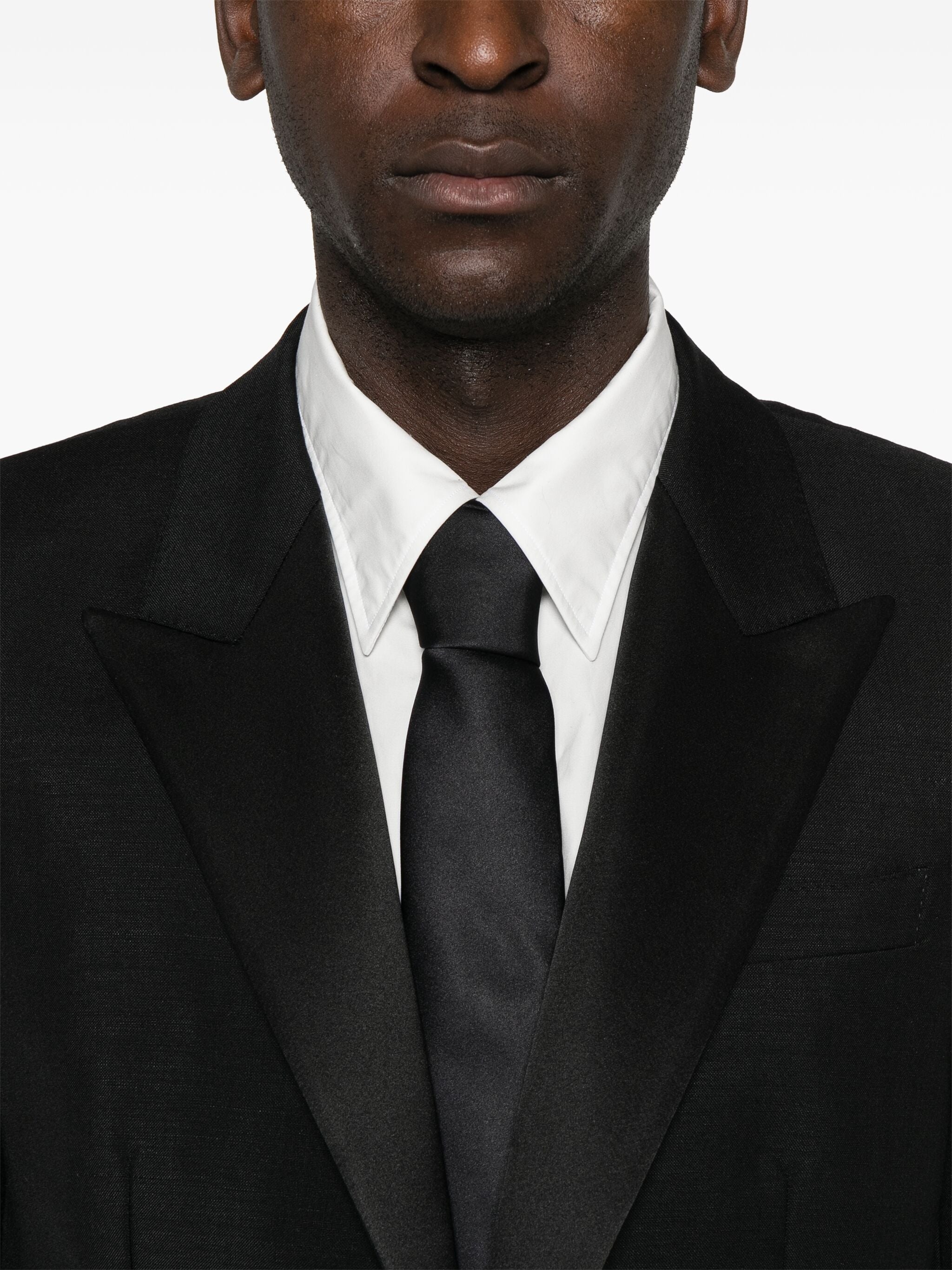 Satin-trim Suit - 4