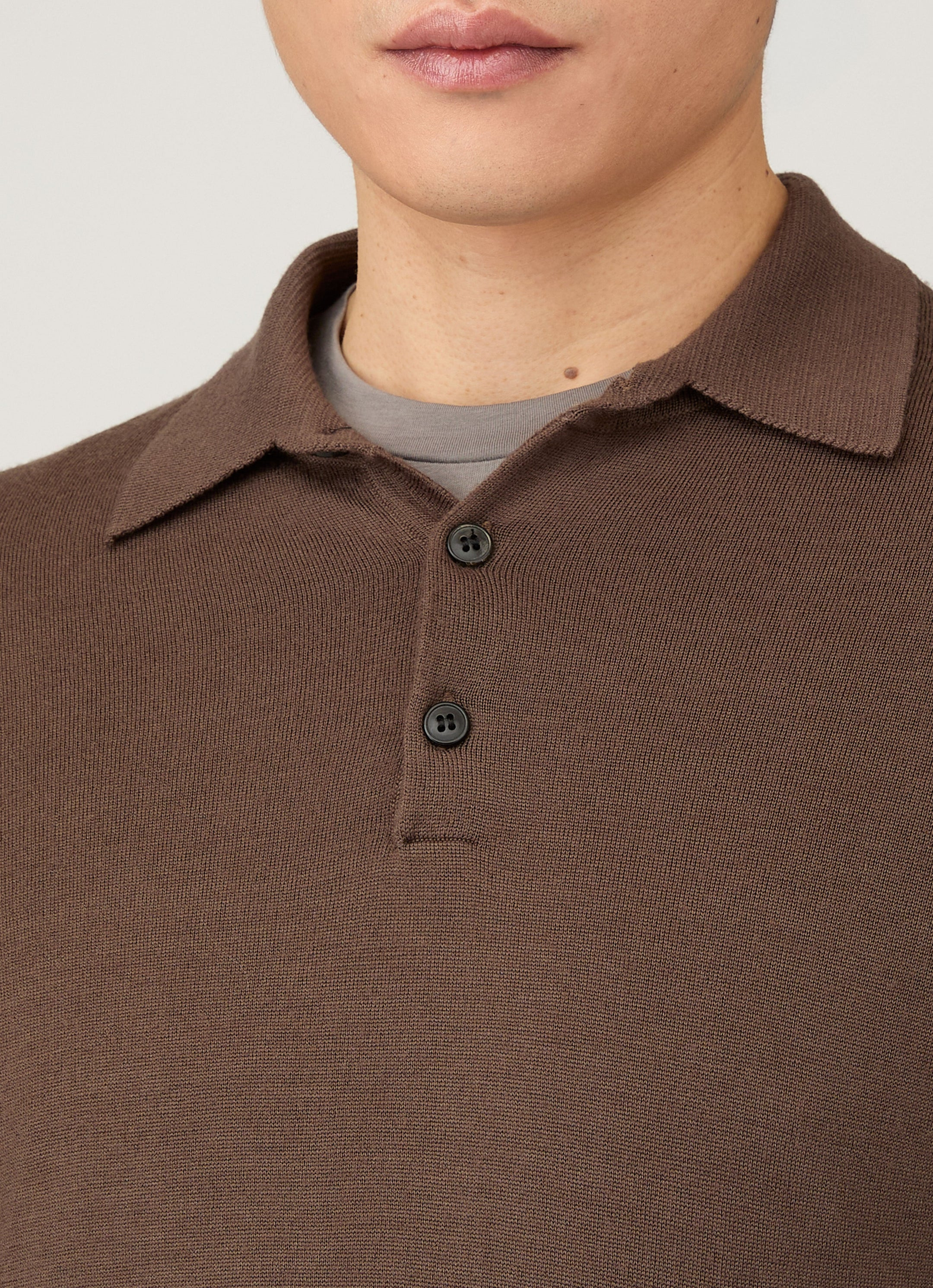 Extra‑Fine Merino Polo Shirt - 6
