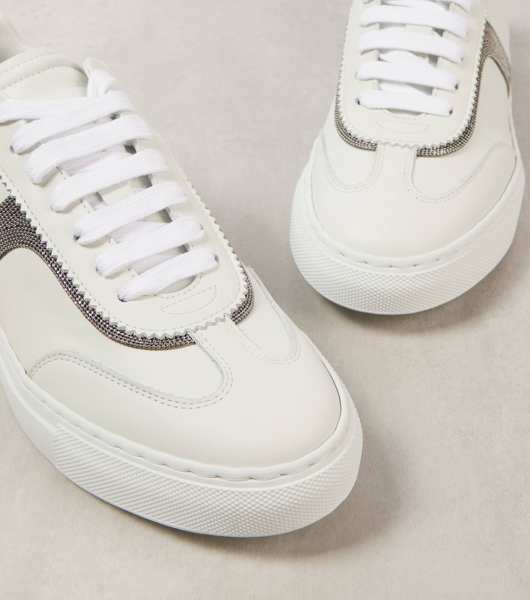 Leather sneakers - 5