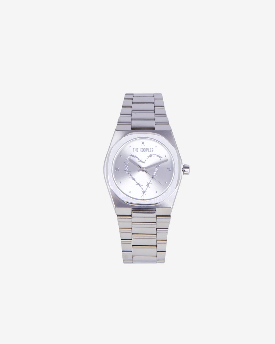 SILVER HEART WATCH - 1