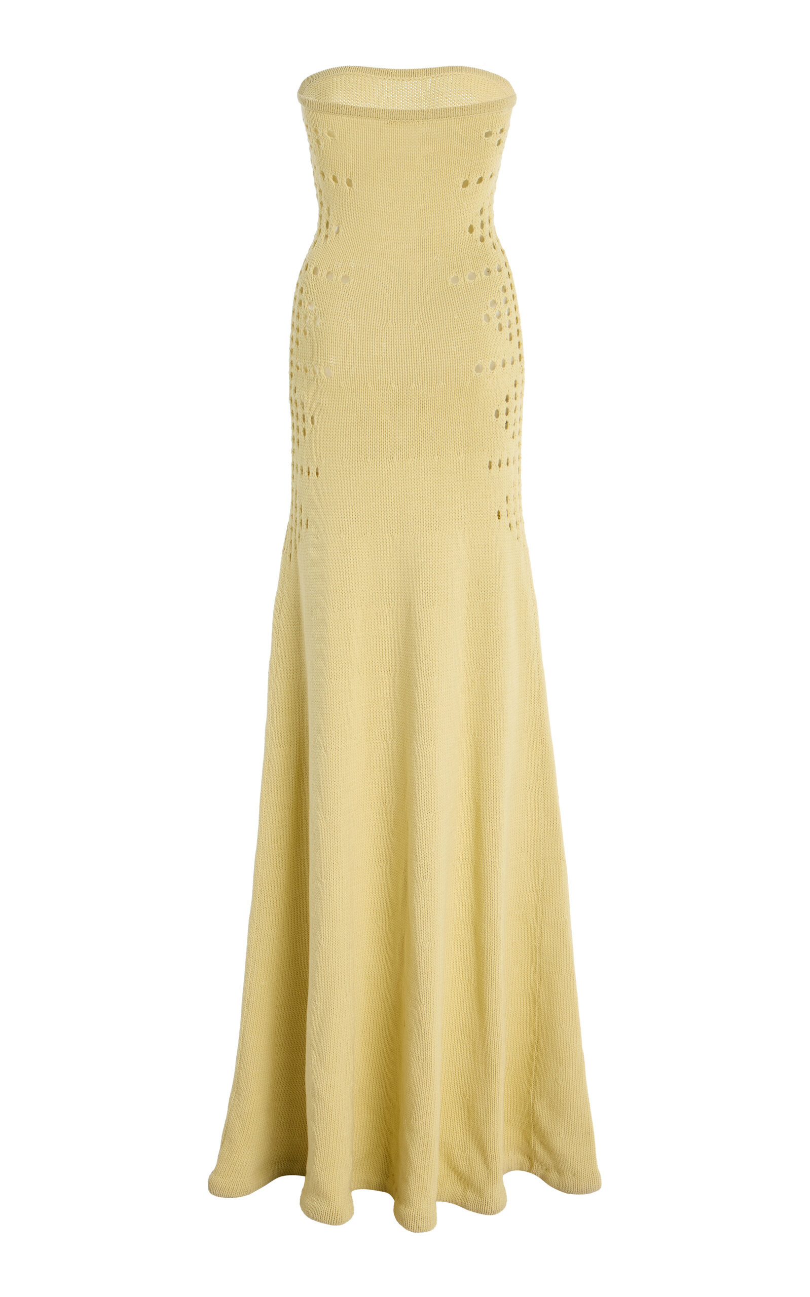 Mavis Cutout Spesso Knit Maxi Dress yellow - 5