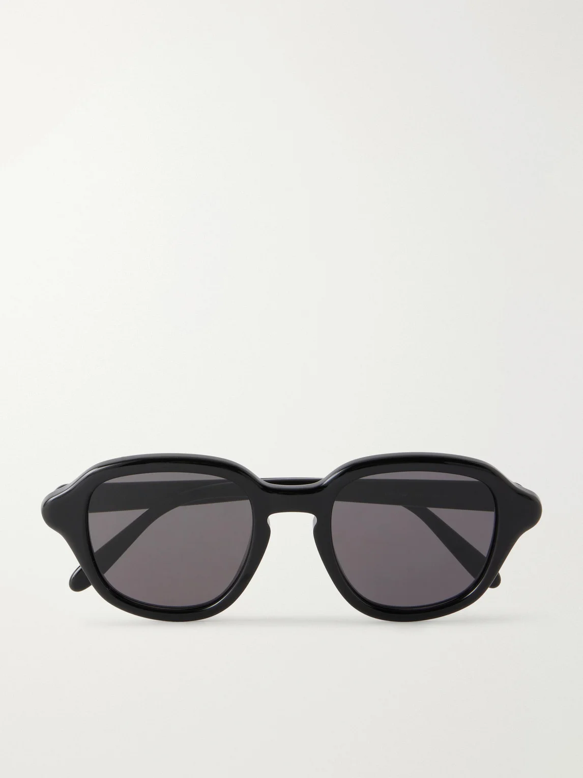 Slim Round Acetate Sunglasses - 1