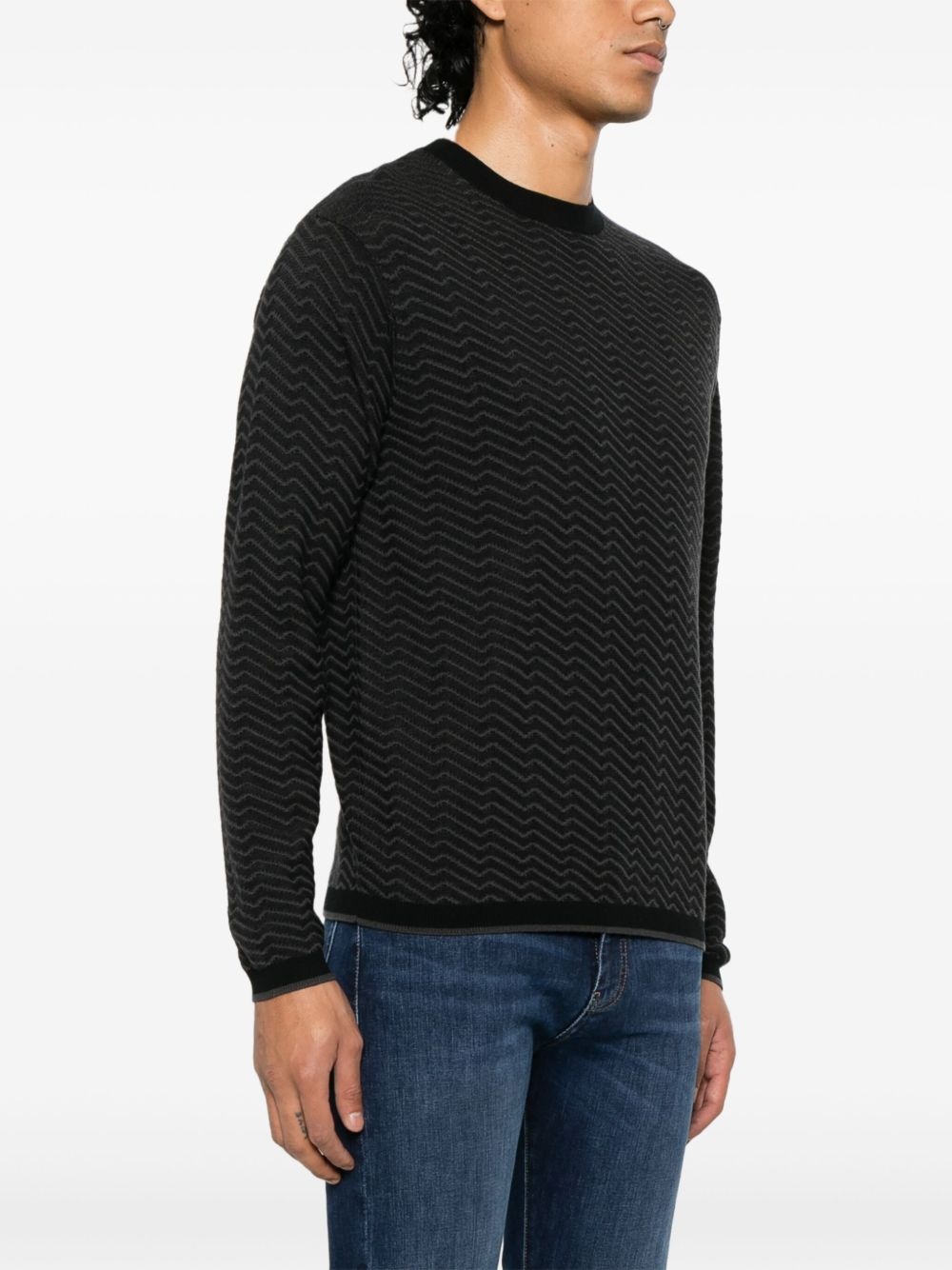 textured sweater - 3