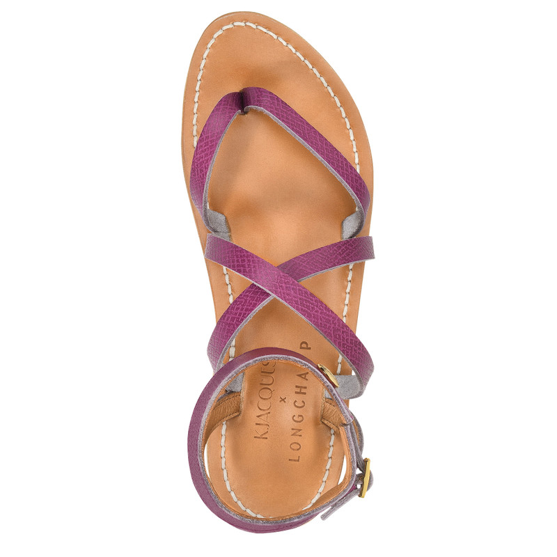 Longchamp x K.Jacques Sandals Violet - Leather 4