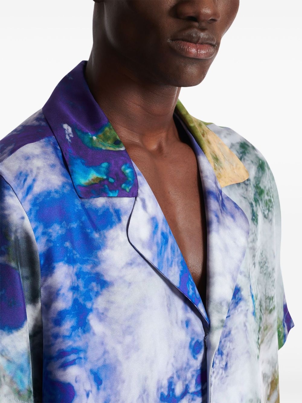 Earth-print shirt - 7