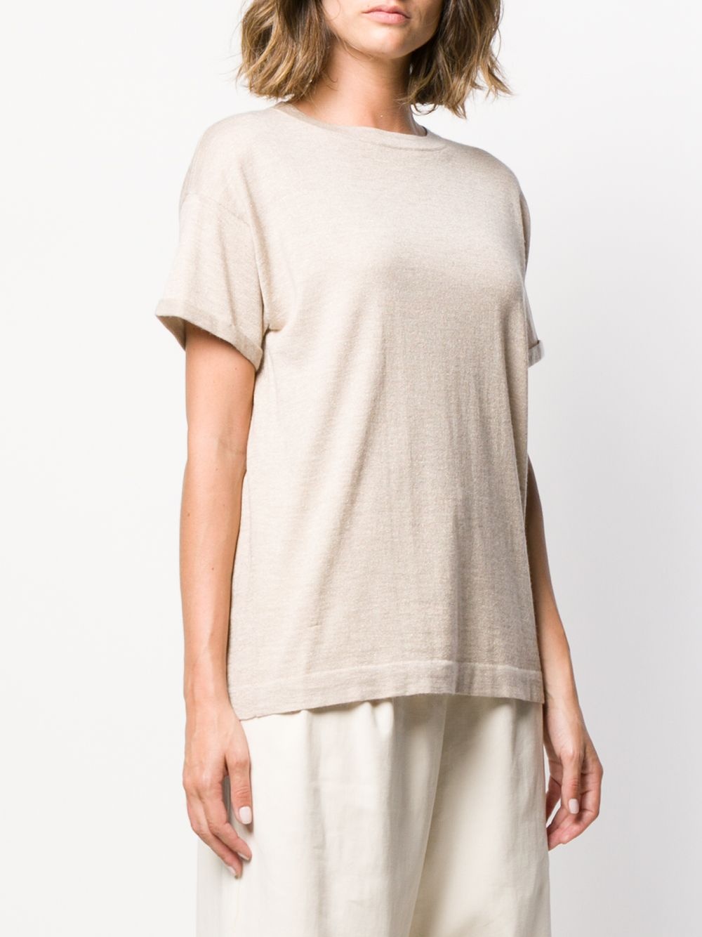 relaxed knitted top - 3