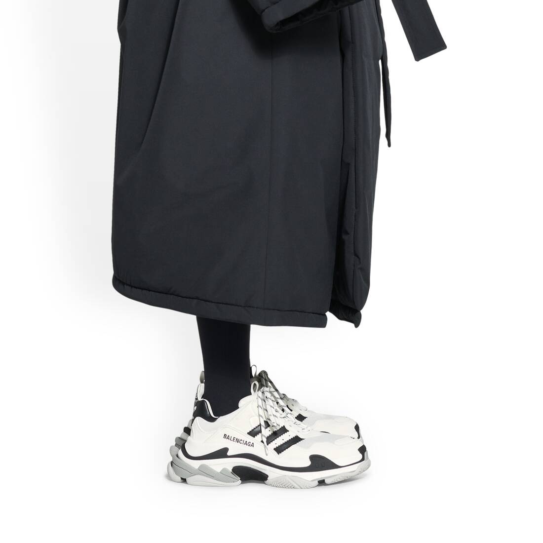 Women's Balenciaga / Adidas Triple S Sneaker in White - 9