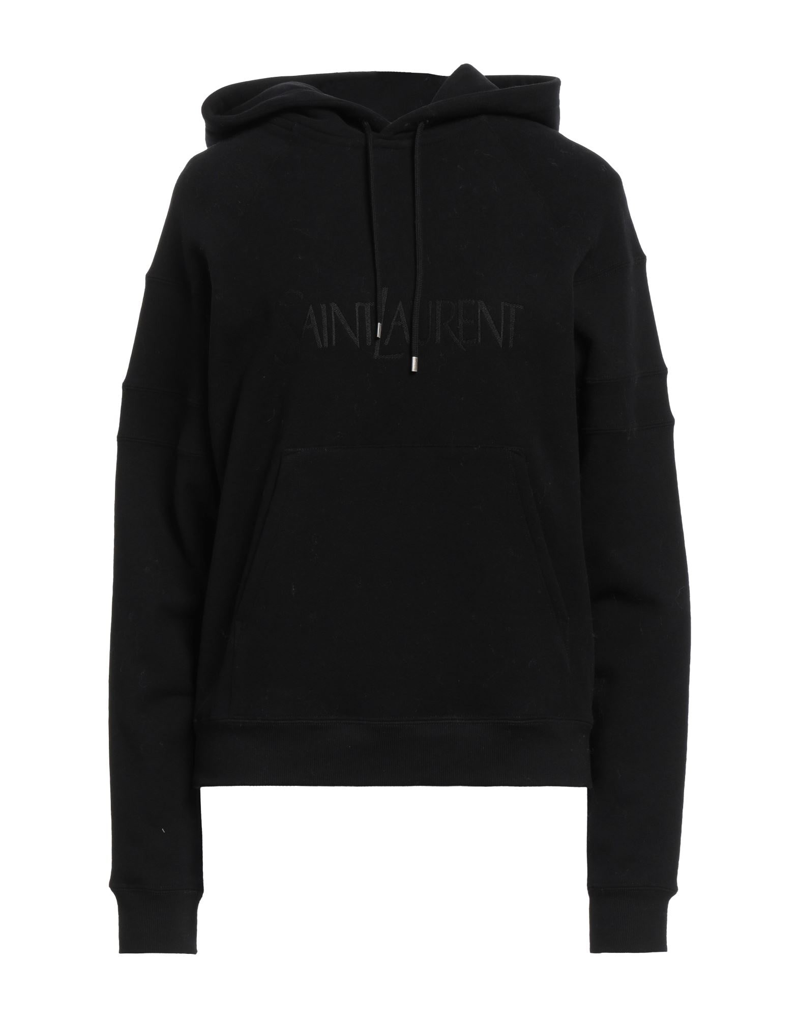 Black Women's Hooded Sweatshirt - 1