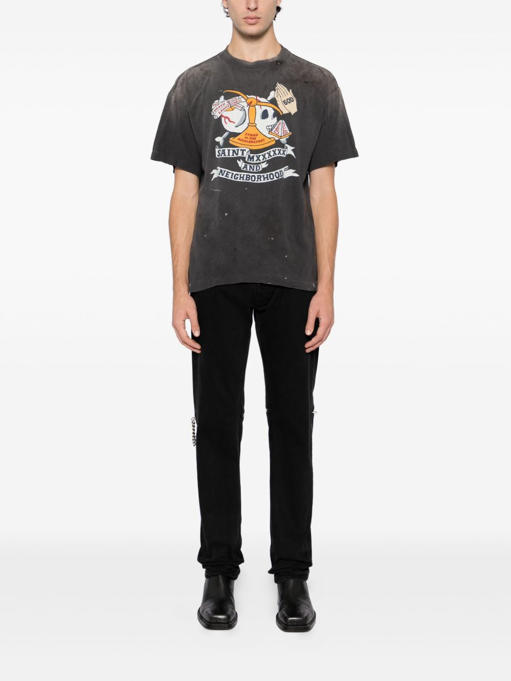 graphic-print T-shirt - 2