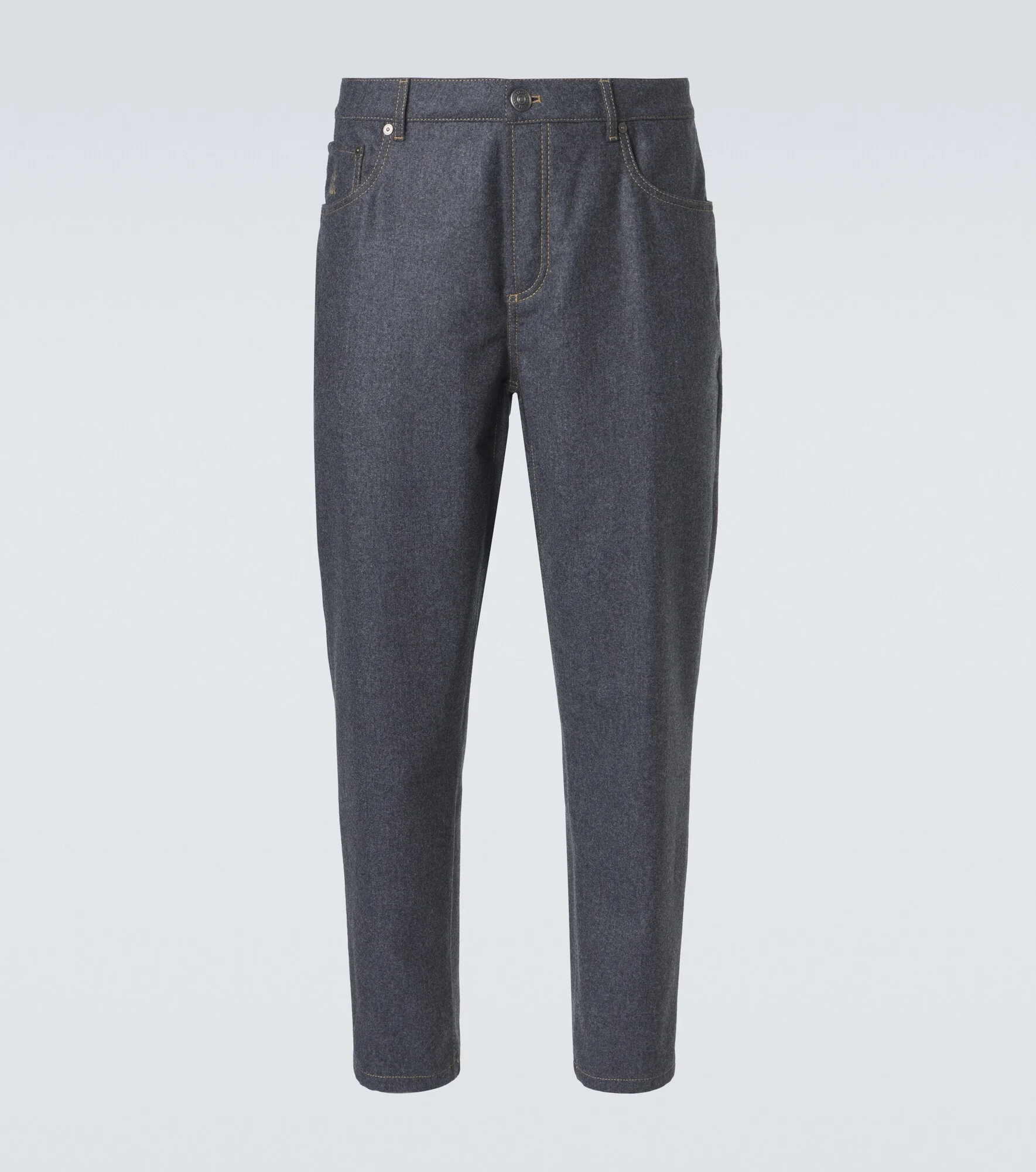 Virgin wool straight pants - 1