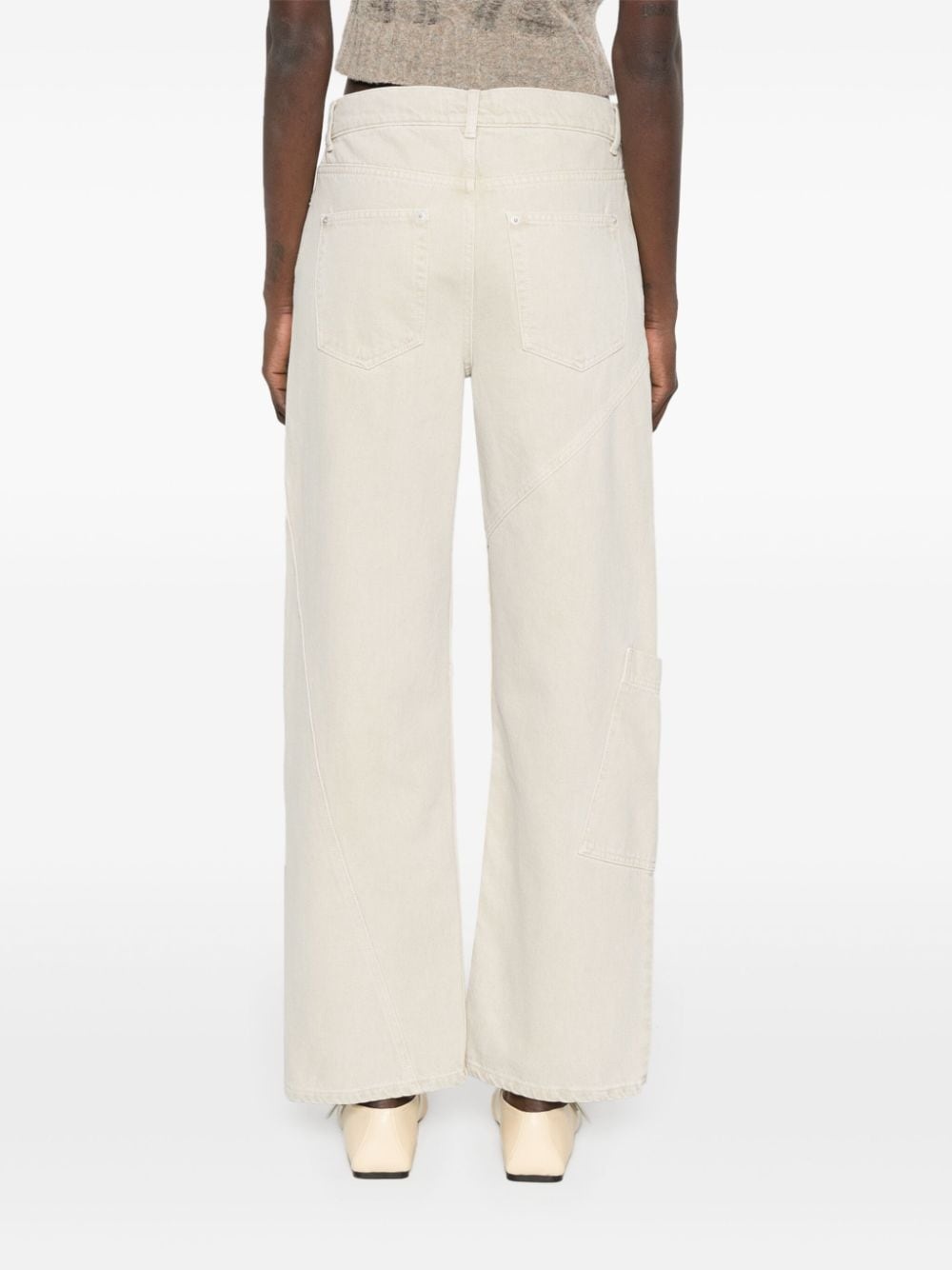 Beverly low-rise straight-leg jeans - 4