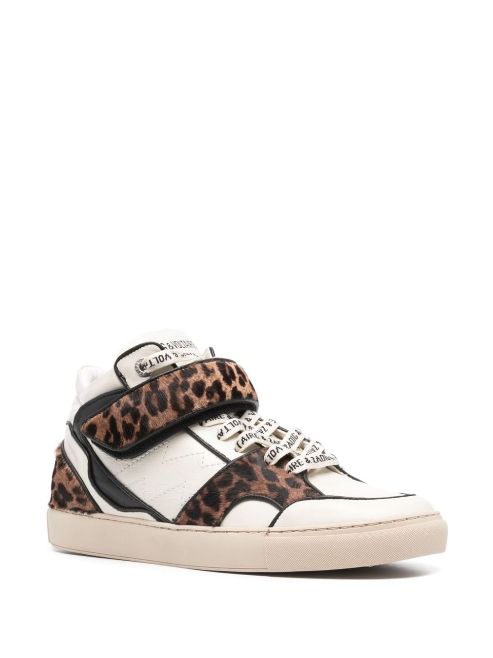 Mid Flash leopard-effect sneakers - 2