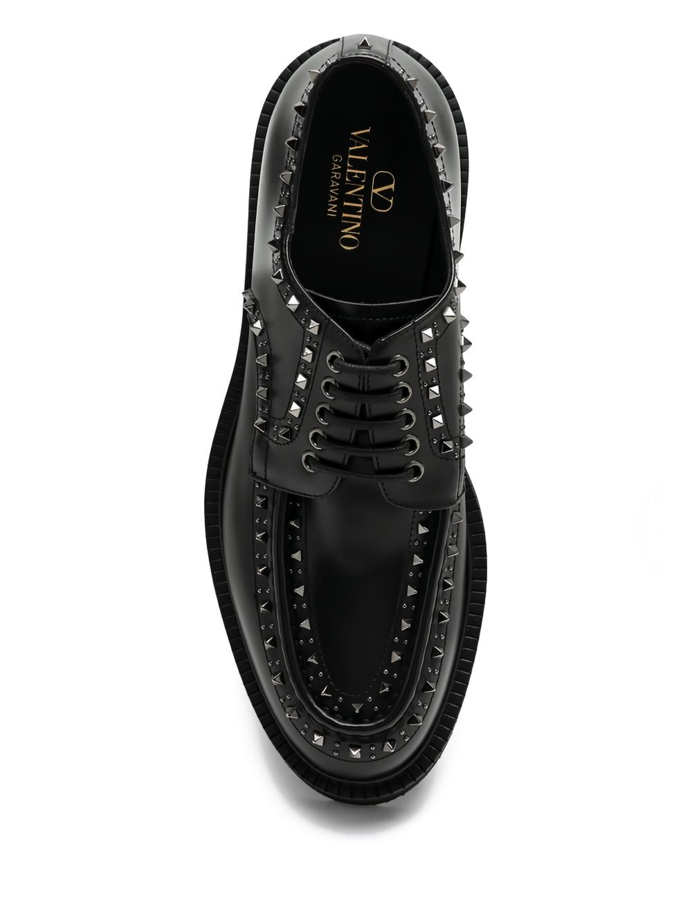 Rockstud derby shoes - 4