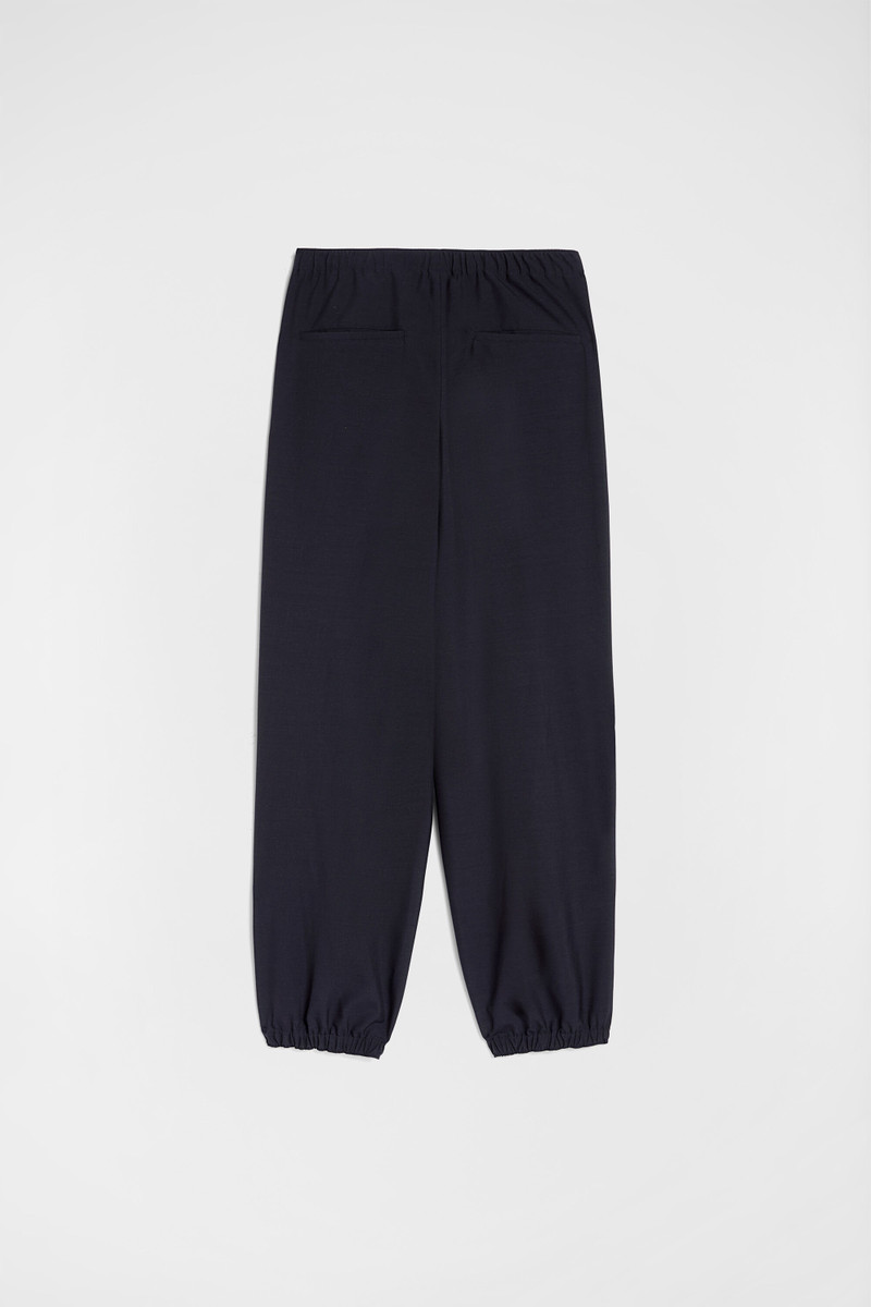 Wool Poplin Trousers 7