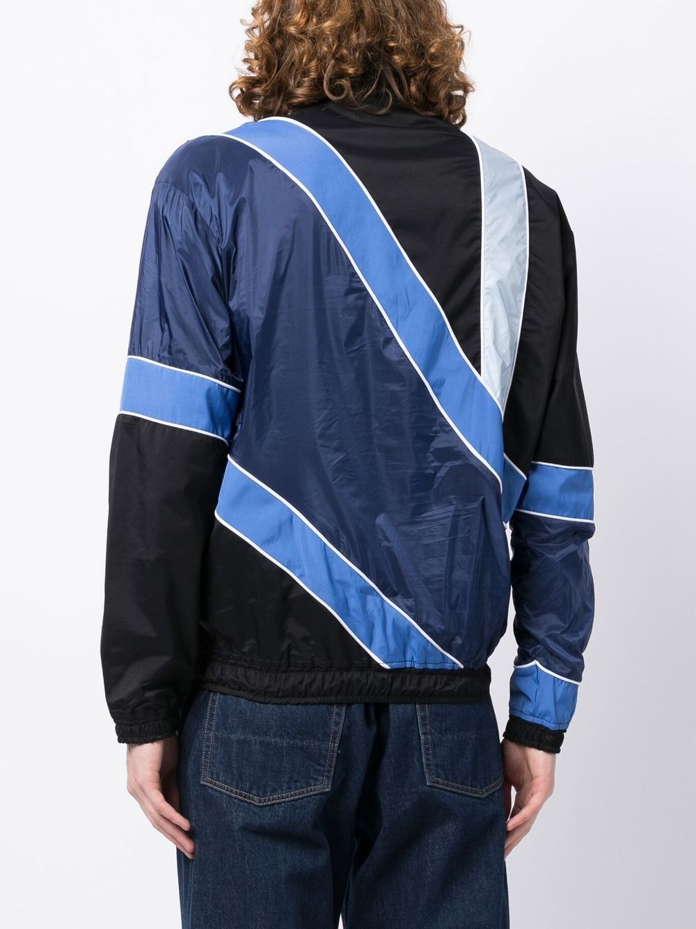 striped half-zip jacket - 4