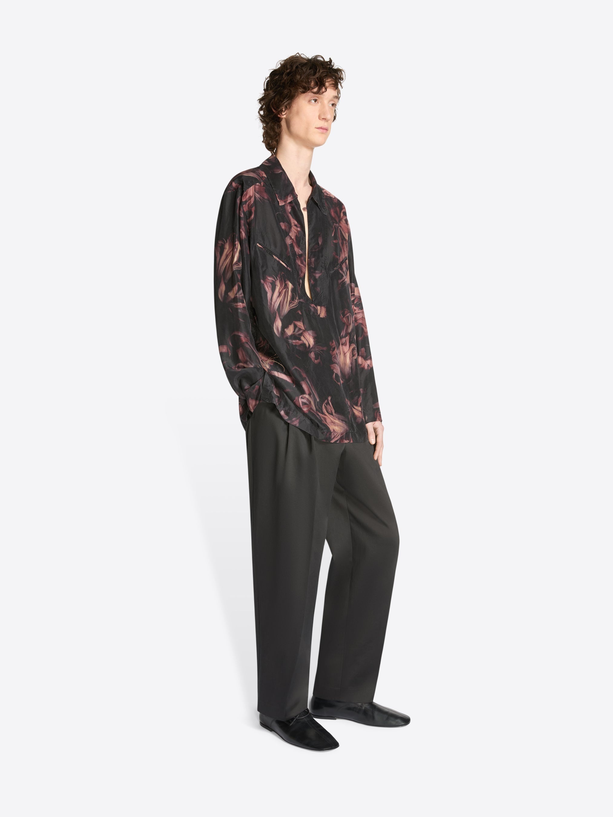 POPOVER SILK SHIRT - 3