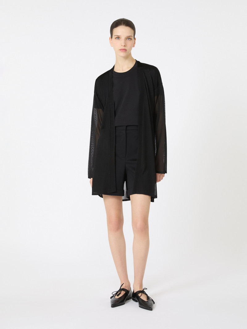 Max Mara DANZA Viscose yarn wrap cardigan outlook