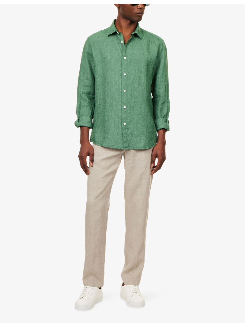Sunspel Long-Sleeve Linen Shirt outlook
