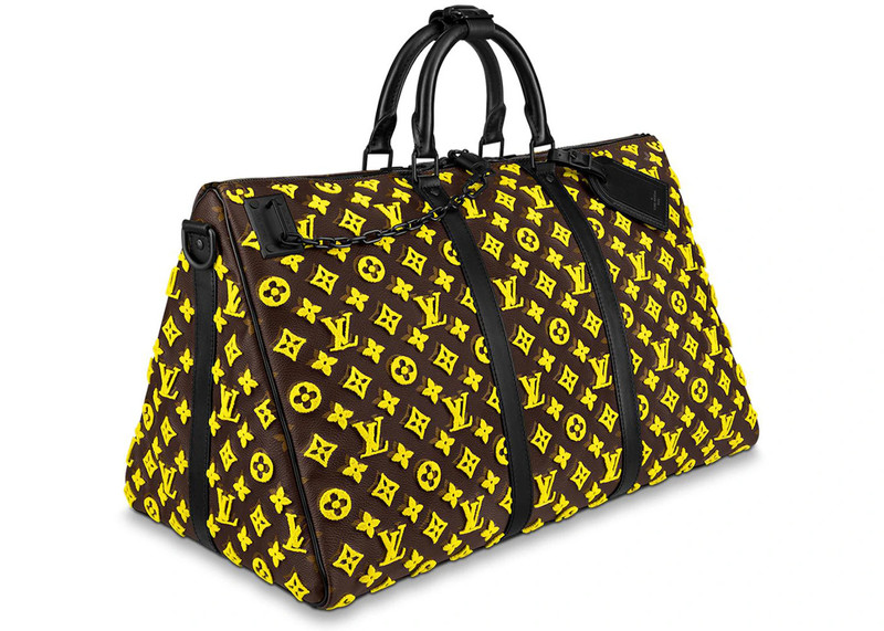 Louis Vuitton Louis Vuitton Keepall Triangle Bandouliere Monogram Tuffetage 50 Yellow outlook