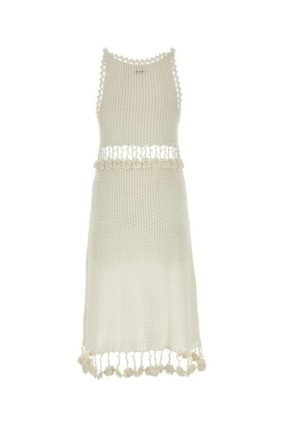 BODE Ivory crochet Posy dress outlook