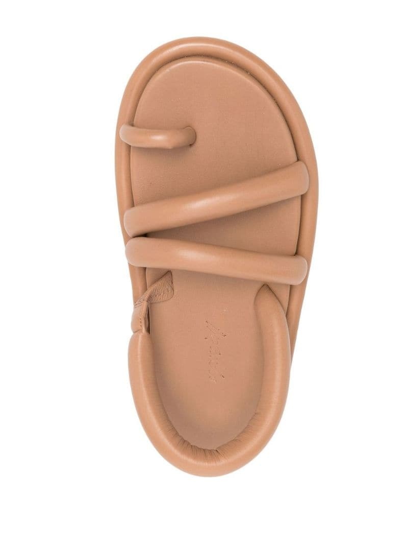 slingback-strap detail sandals - 7