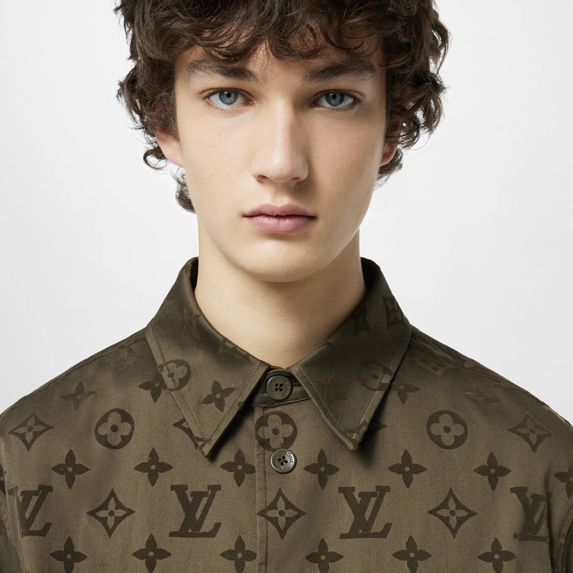 Monogram Cotton Overshirt - 2