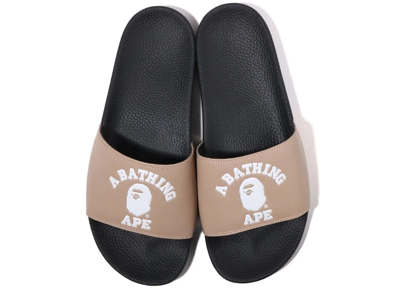 A Bathing Ape College Slide Sandal Online Exclusive Beige (2022) - 1
