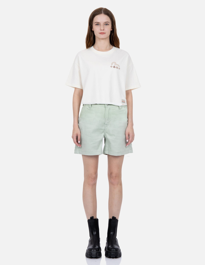 Seagull Embroidery Corduroy Shorts 6