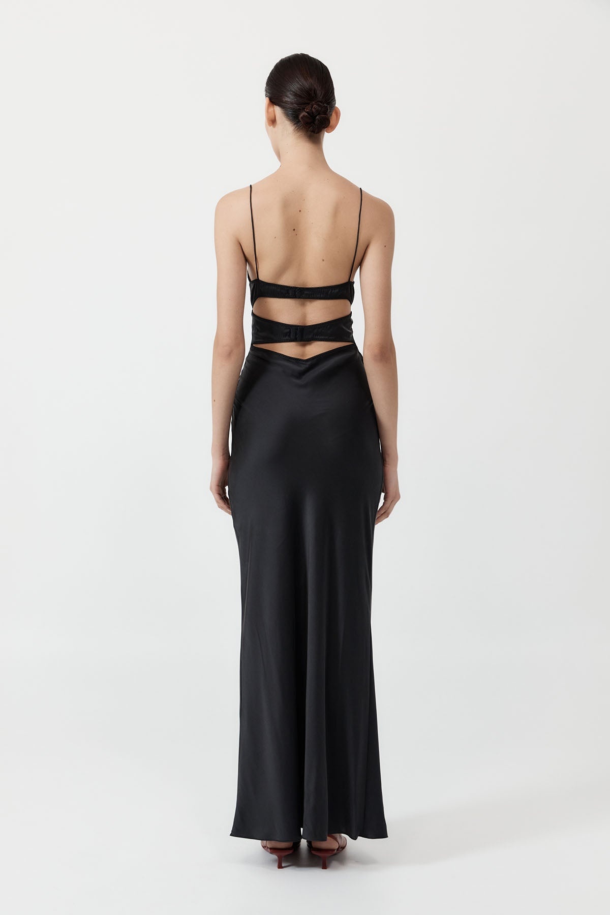Soft Silk Bra Bias Slip - Black - 6