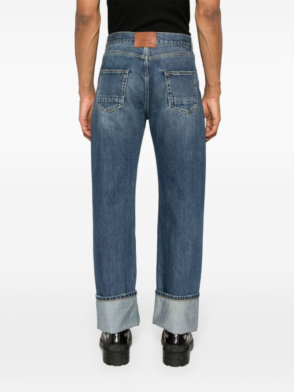 Turn-Up straight-leg jeans - 4