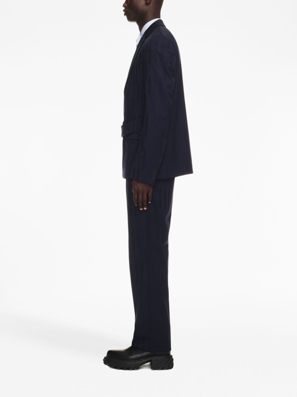 mid-rise tailored trousers - 3