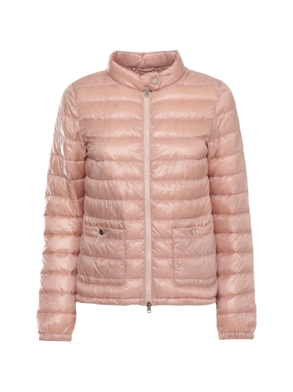 high-neck quilted jacket - 1