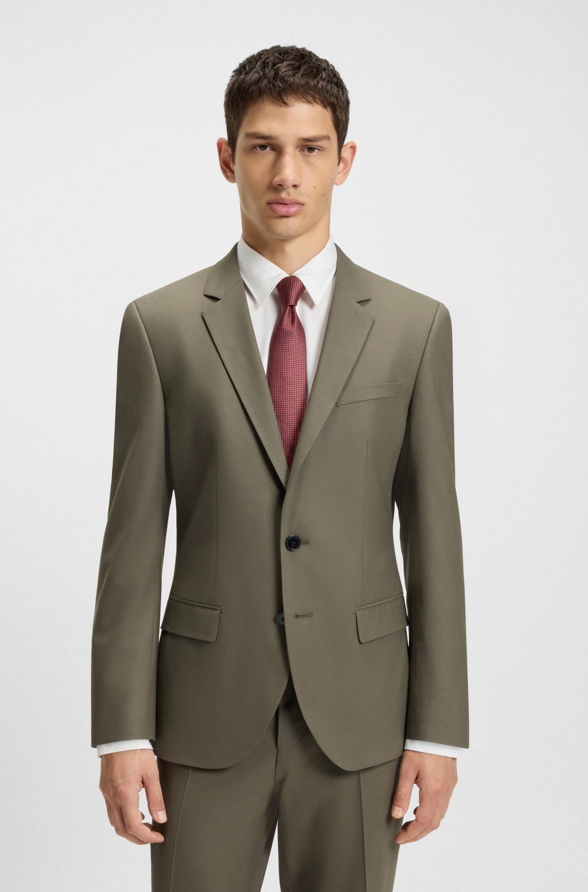 SILK-BLEND TIE WITH JACQUARD PATTERN - 2