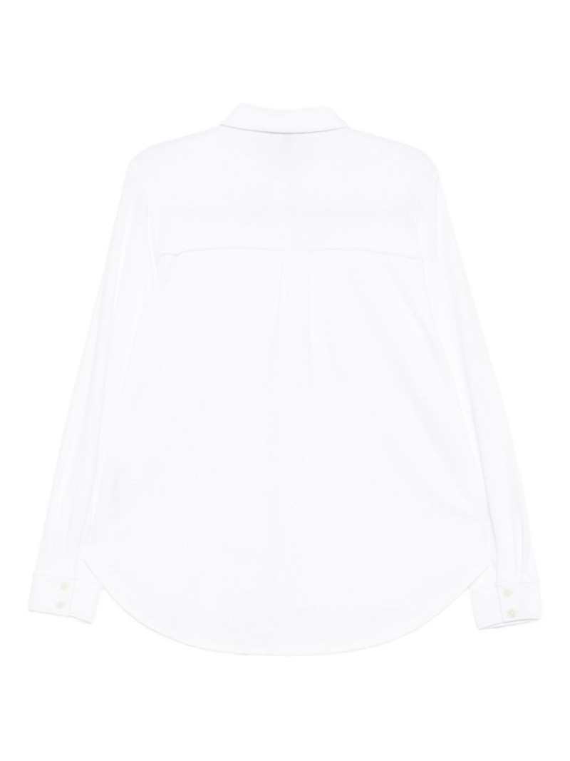 EILEEN FISHER organic cotton terry classic collar shirt outlook