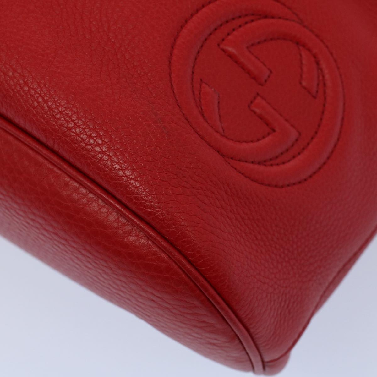 GUCCI Soho Backpack Leather Red - 9