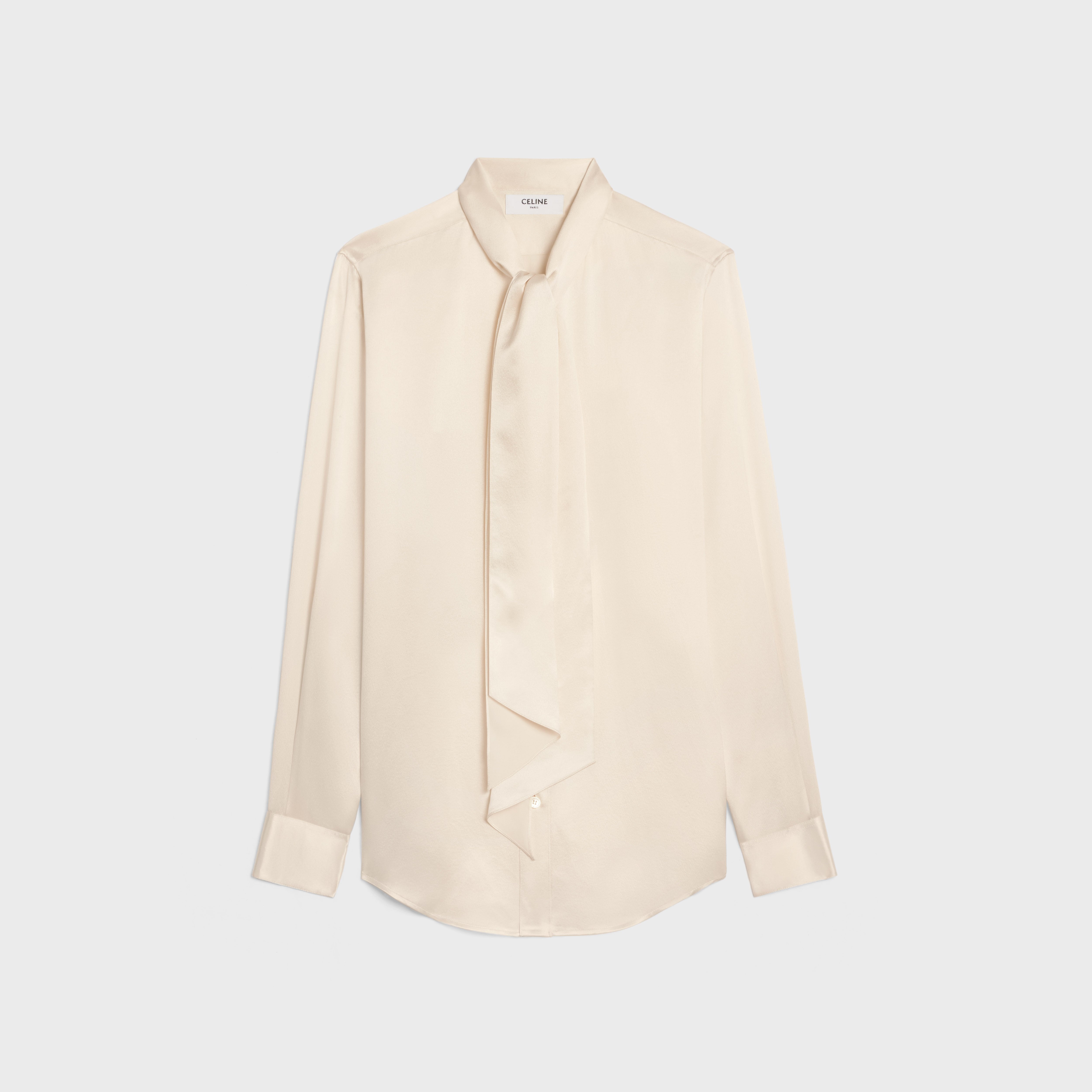 romy shirt in satin silk - 1