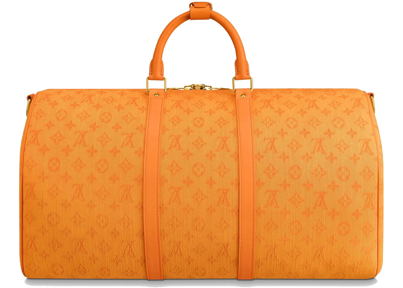 Louis Vuitton Keepall Bandouliere Monogram Denim 50 Ocre - 2