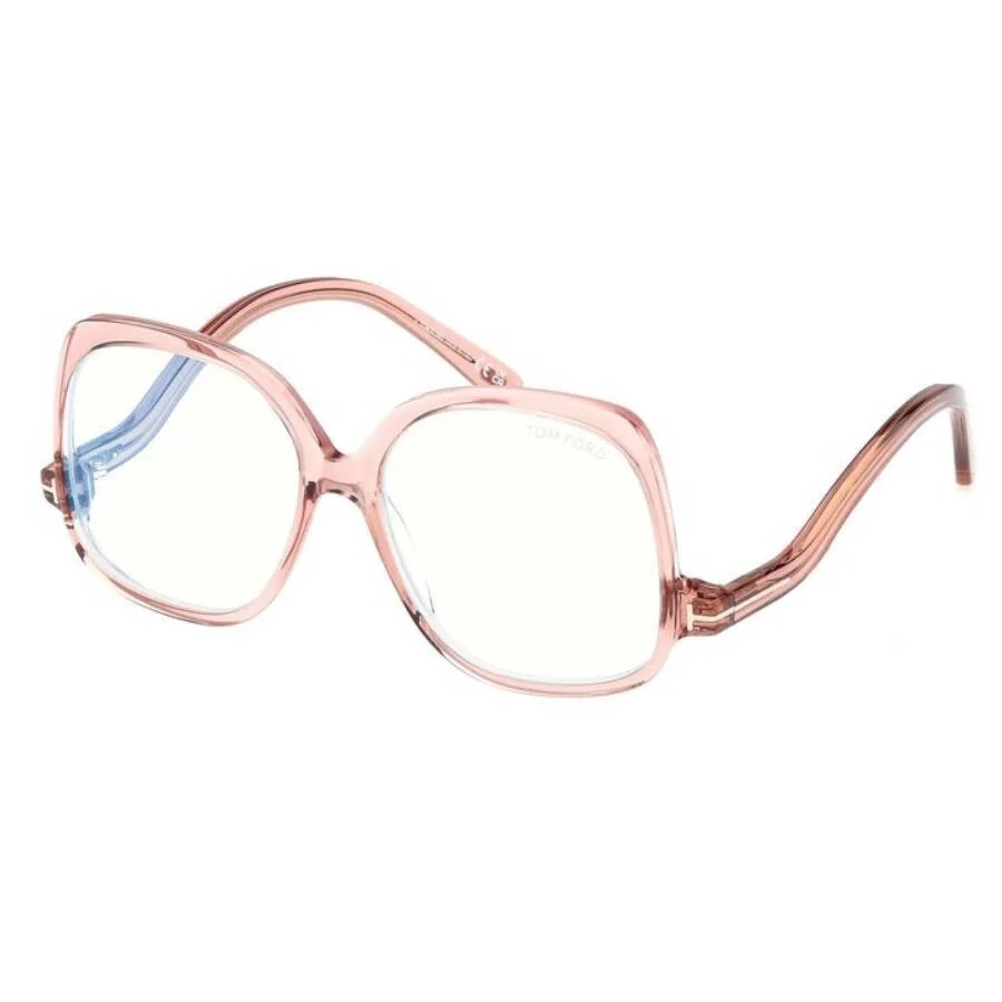 Tom Ford Blue Light Block Square Ladies Eyeglasses FT5968-B 072 54 - 1