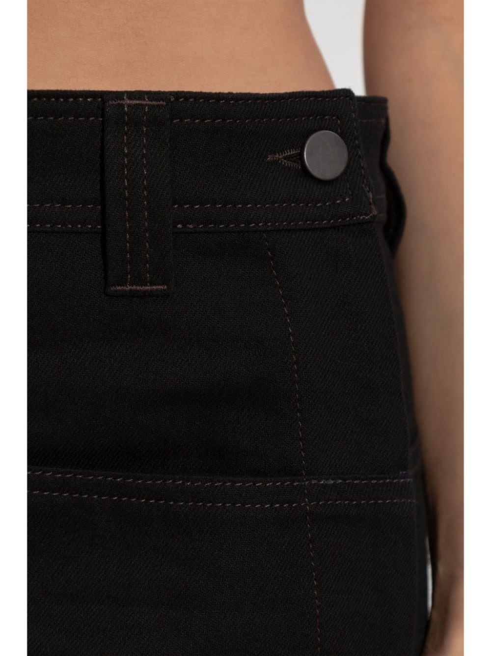 denim midi skirt - 5
