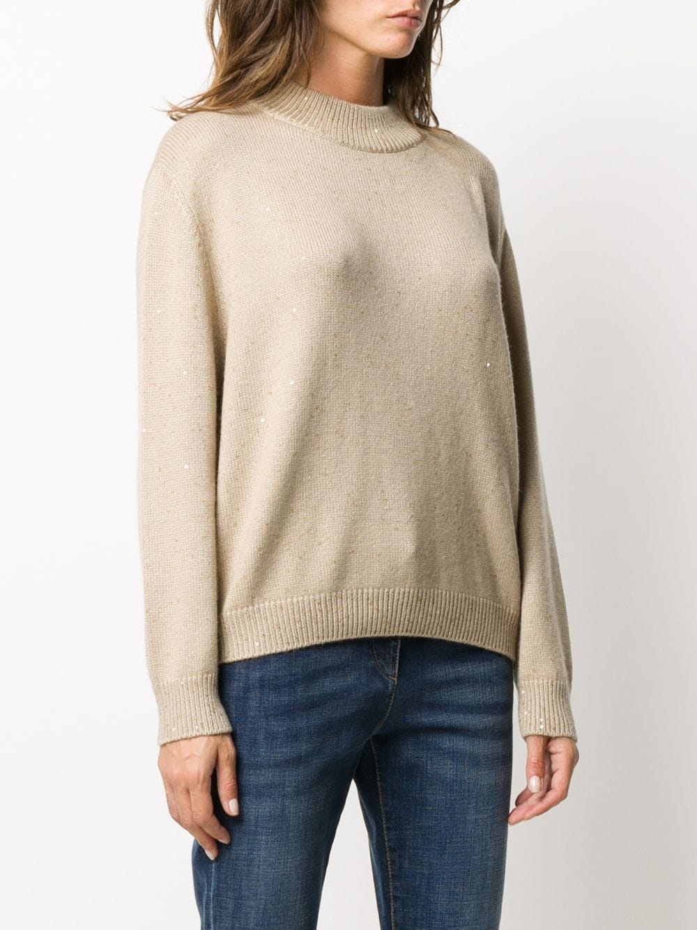 diamante knit jumper - 3