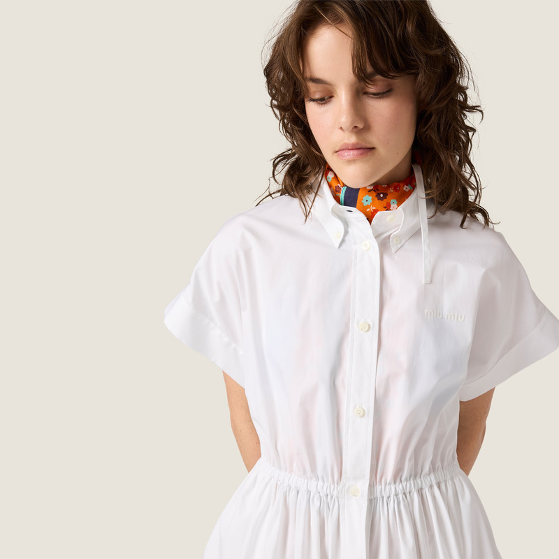 Poplin midi-dress 4