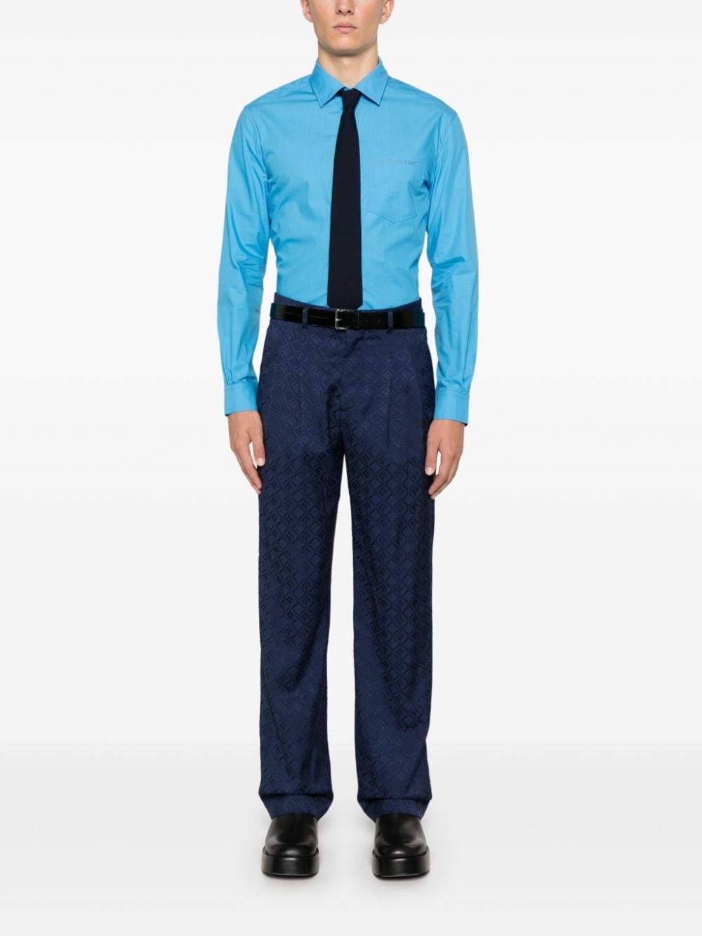 Moon Diamond-jacquard trousers - 2