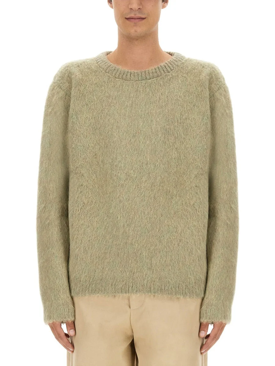 Lemaire Men Brushed Wool Sweater - 1