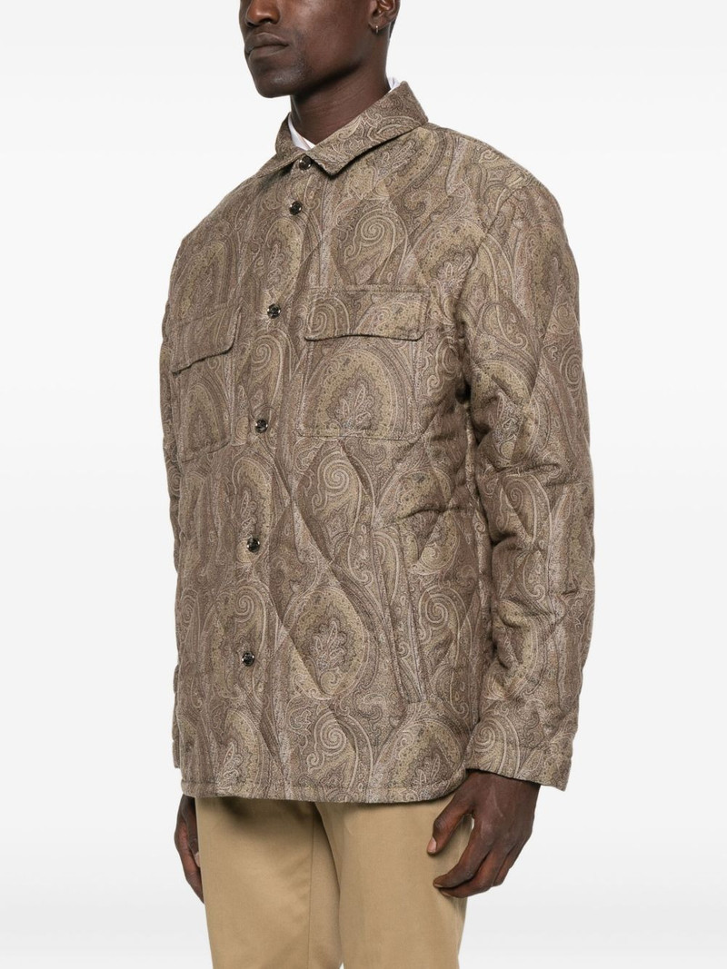 paisley-print shirt jacket 3
